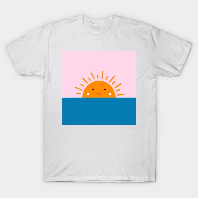 Sun on the sea T-Shirt by bigmoments